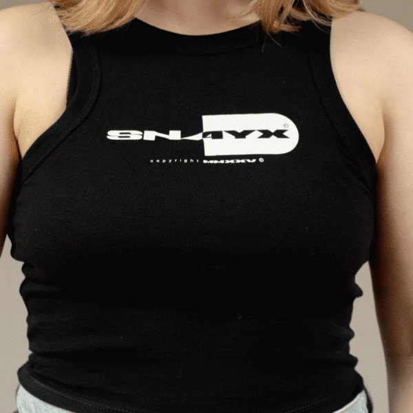 New Era Logo Cropped Racer Top